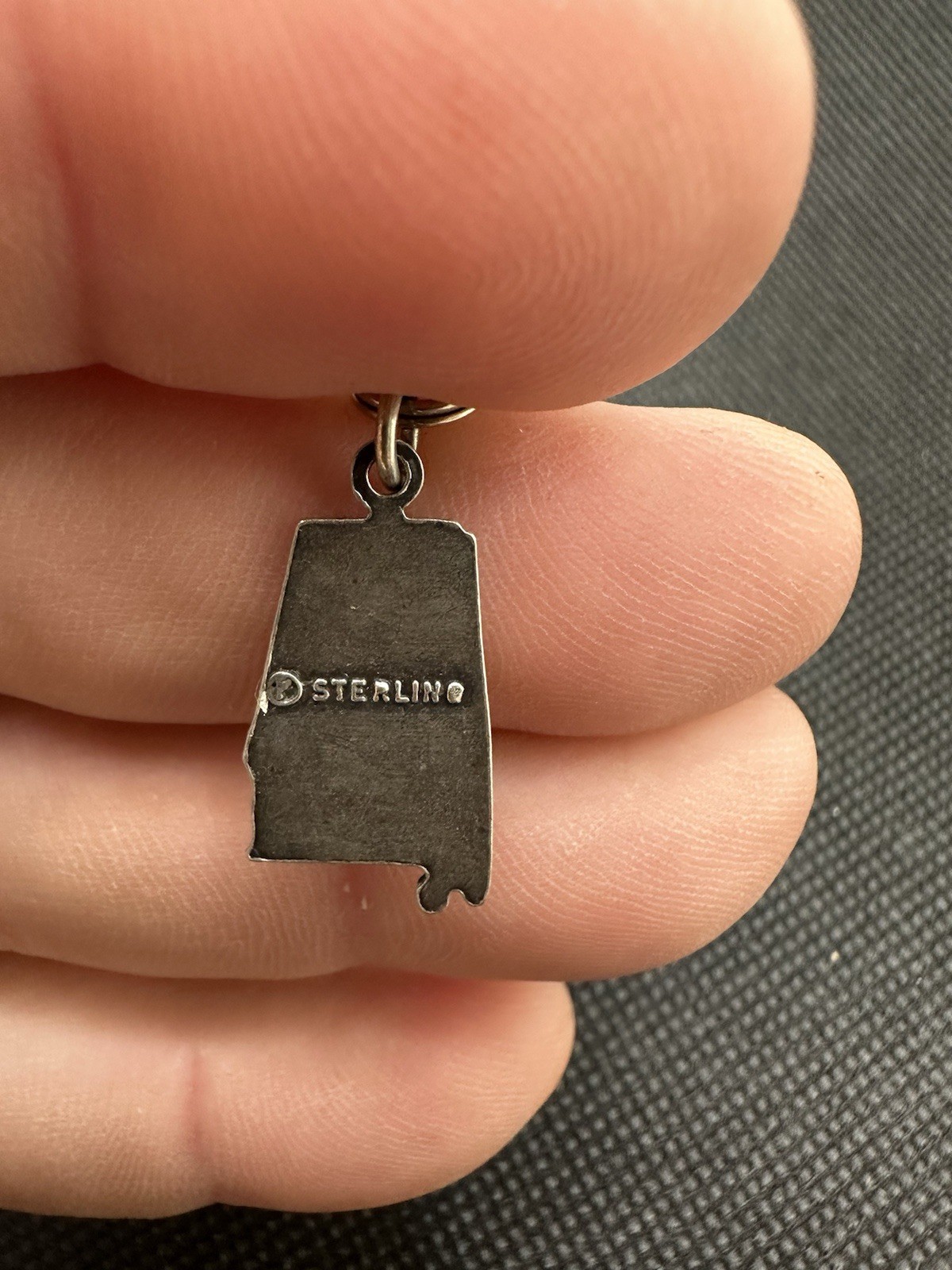 Vintage Sterling Silver Charm Bracelet Longhorns Wagon States 1960’s