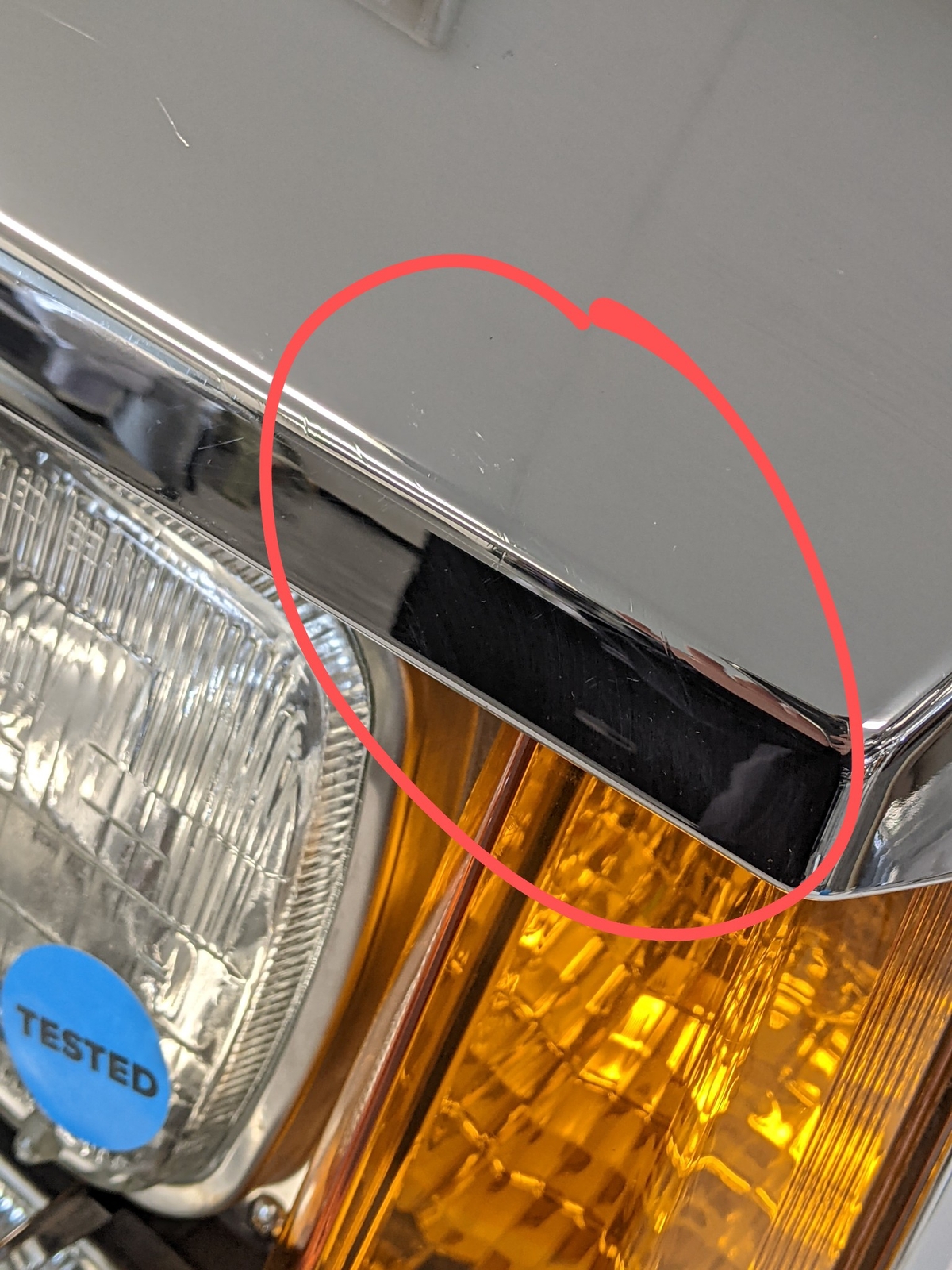 Western Star 4700 LH Head Light - P/N A06-82018-000