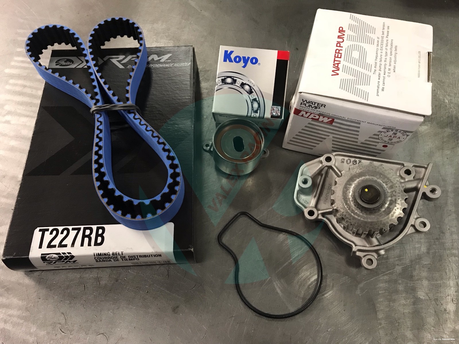 Gates Racing T227RB Timing Belt Kit 99-00 Civic Si B16 and all JDM & USDM B16A
