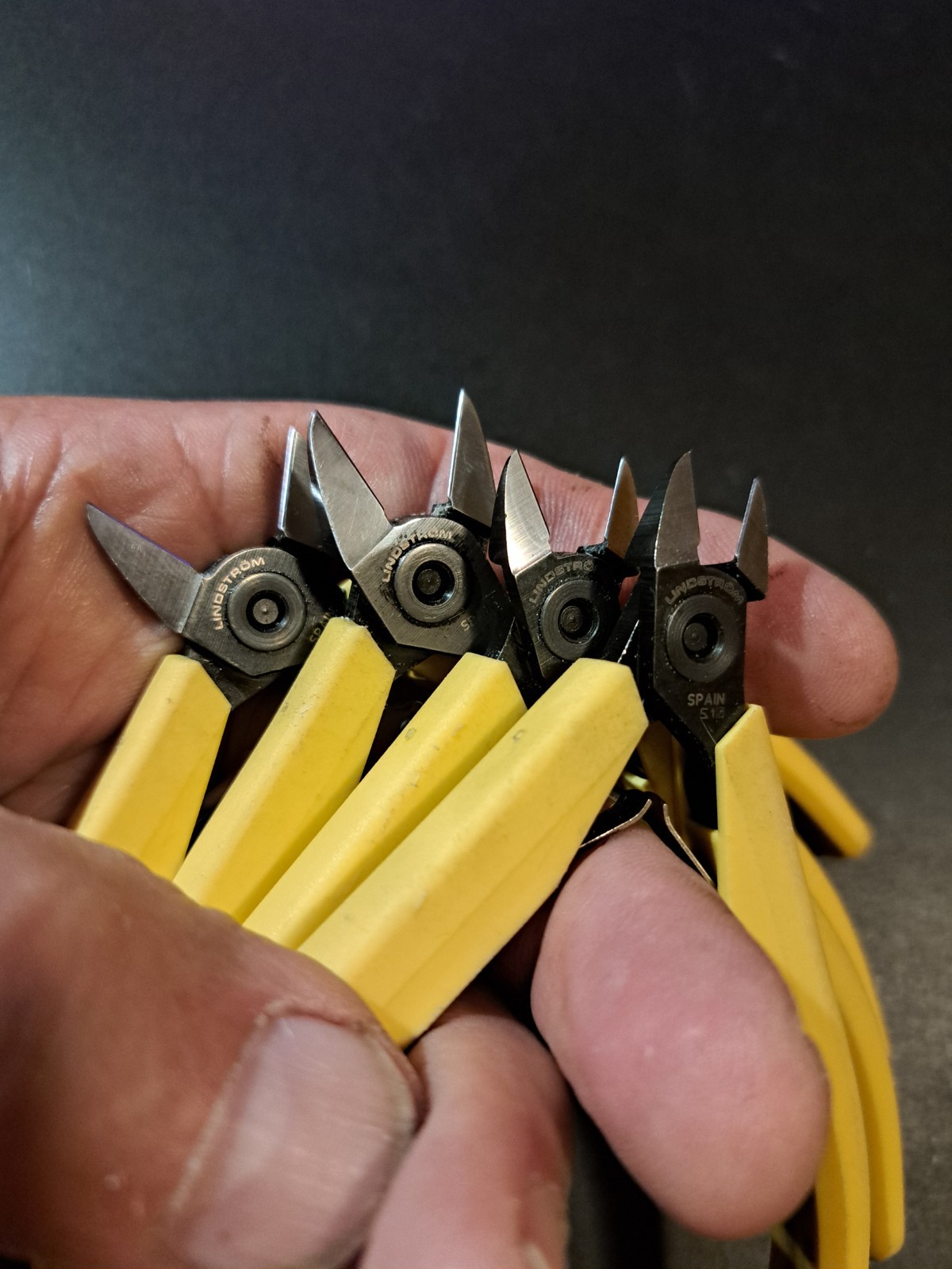 4 lot Precision Lindstrom RC Diagonal jewelry Crafting Flush Cutter pliers