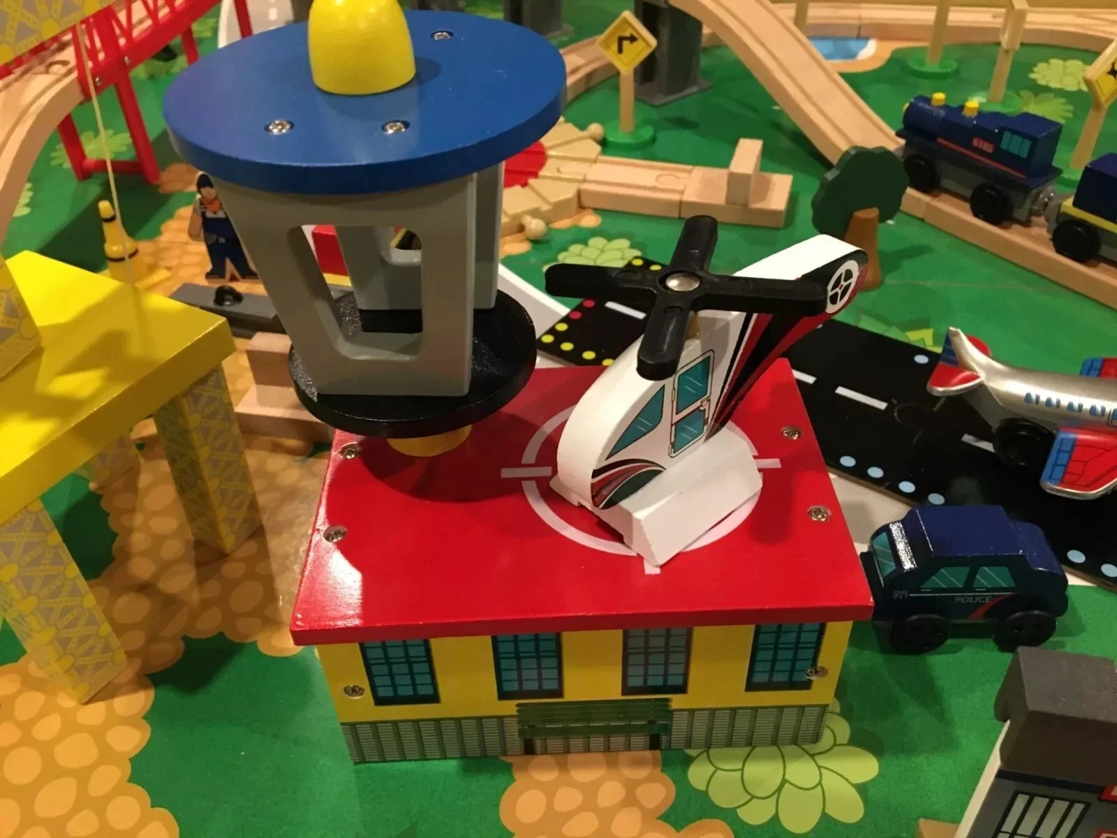 Kid's Wood Play Railway Train Table Set 120 Pc Brio Thomas & Friends Compatible