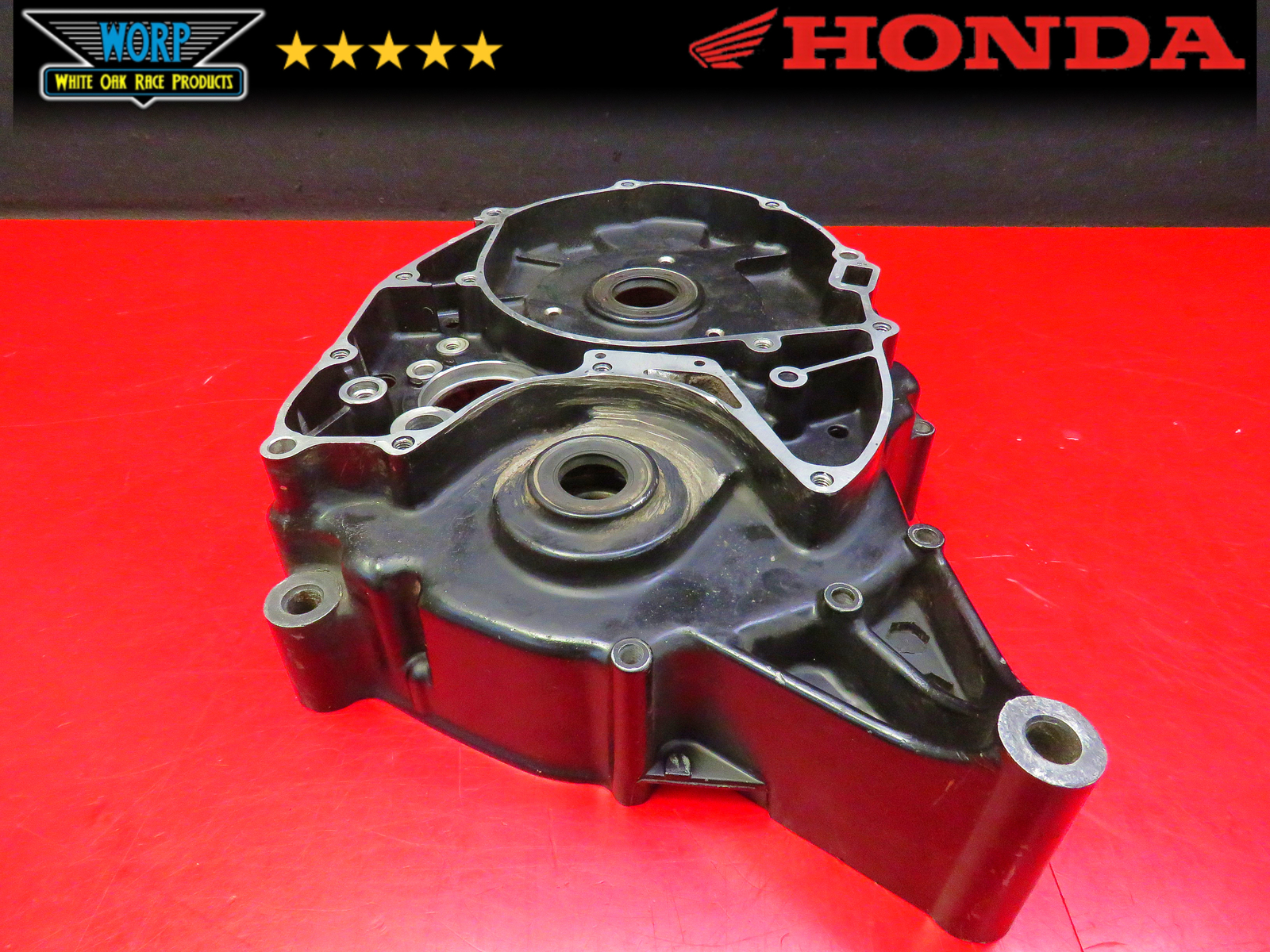 1985 HONDA ATC350X MATCHED CRANK CASE LEFT RIGHT CRANKCASE ENGINE BOTTOM END