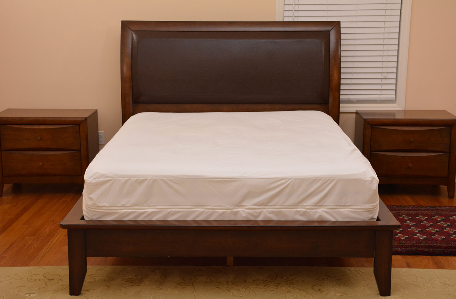 Mattress Protector Encasement Bedbug Cover Waterproof Hypoallergenic