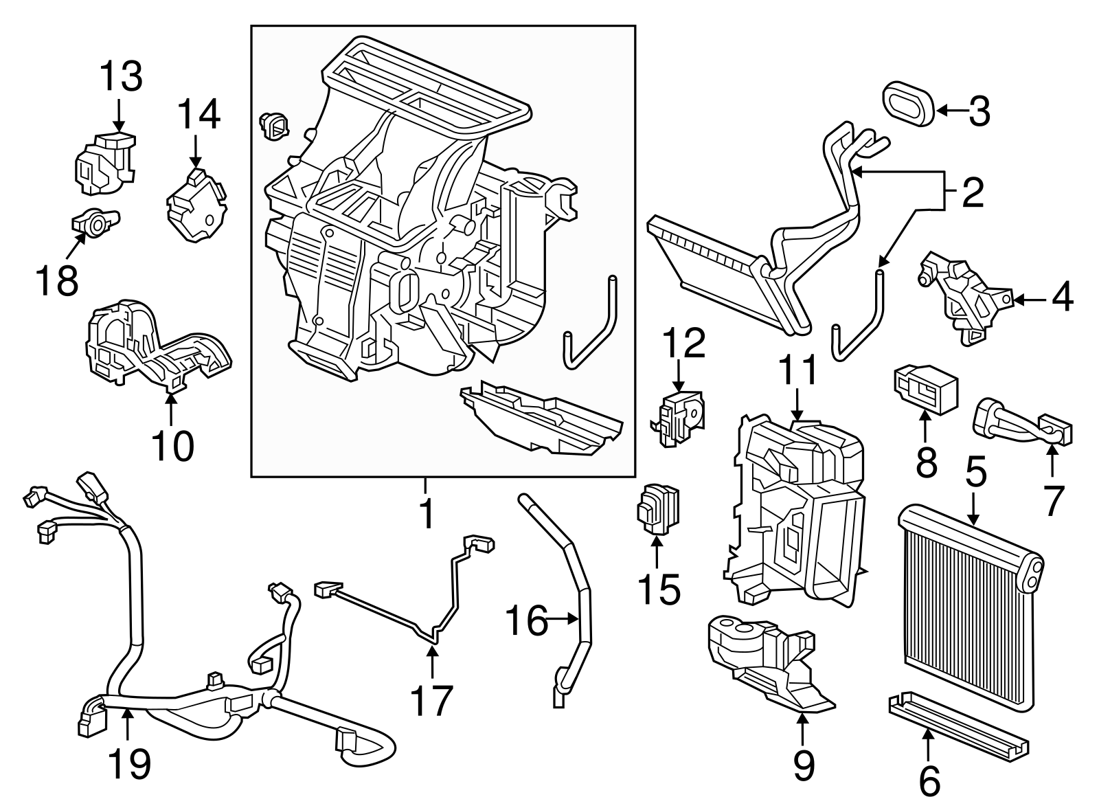 Genuine Acura Motor Assembly Driver Mode 79140-TZ3-A41