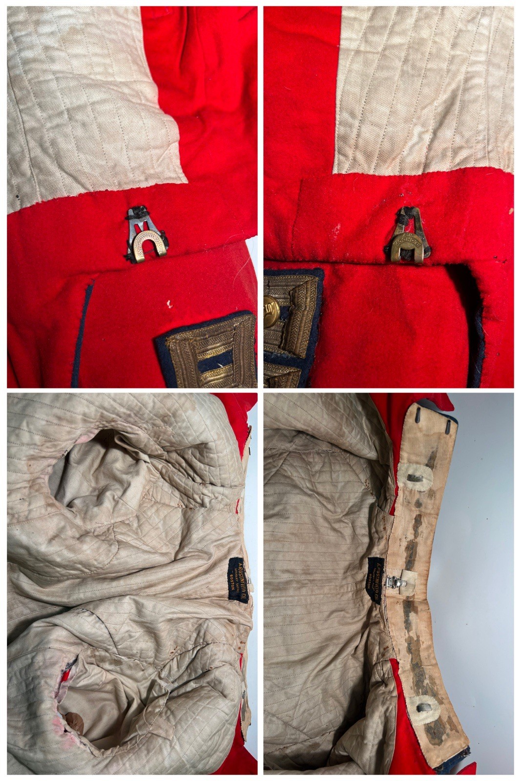 ORIGINAL NAMED Indian Wars Boston Militia National Lancers Unform Tunic Pants