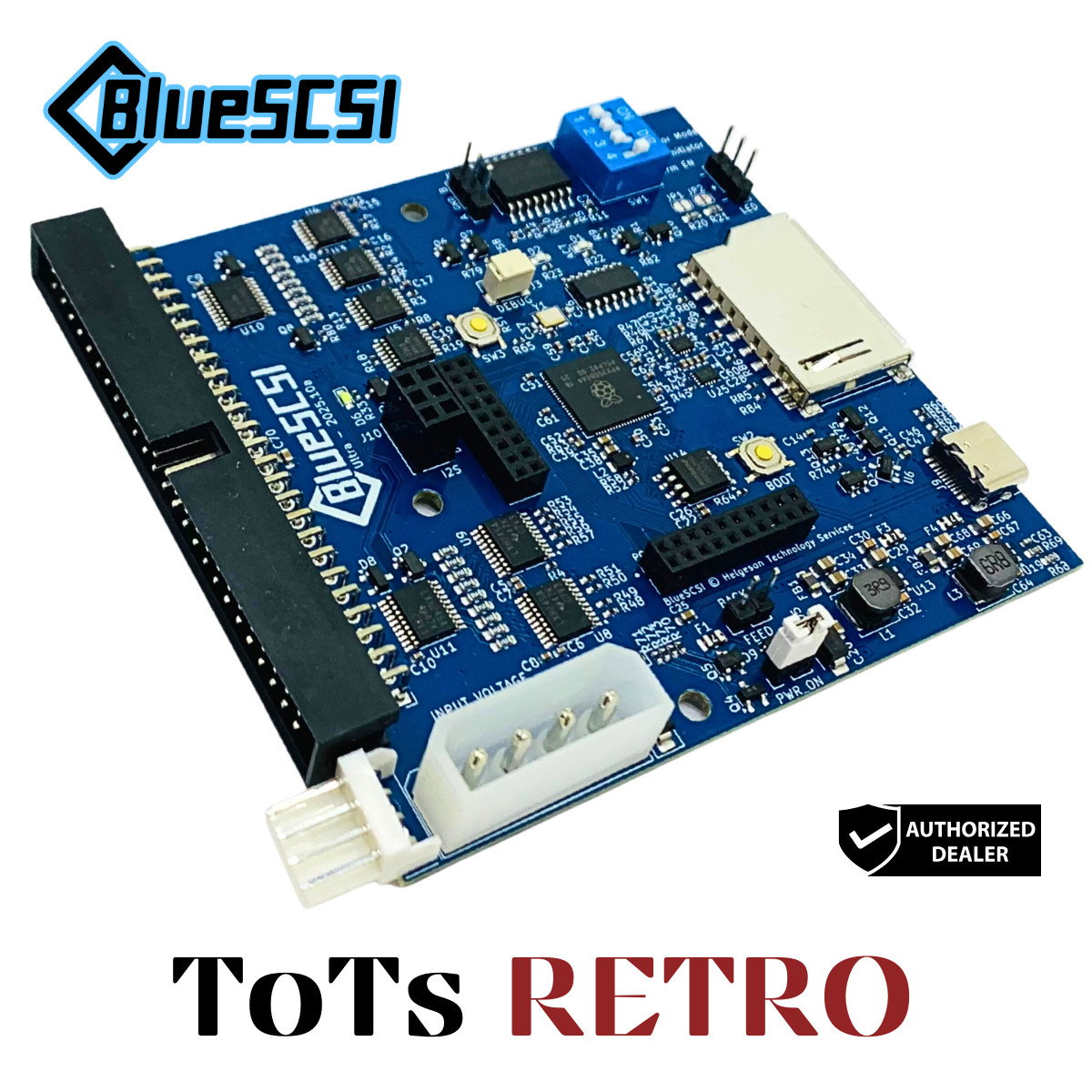 BlueSCSI Ultra 50-pin 3.5" SCSI Drive,For Macintosh, PC