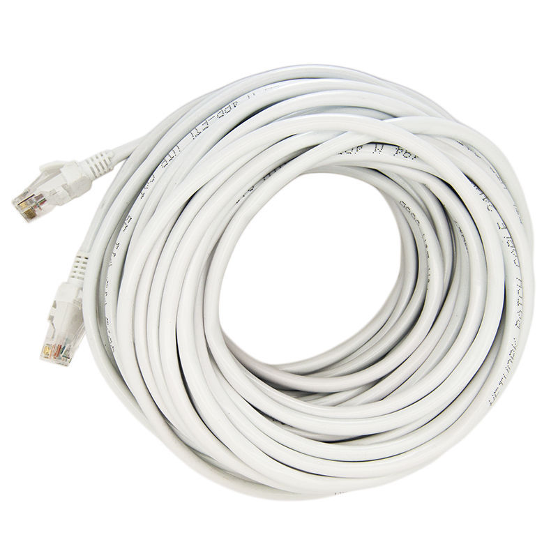50 FT RJ45 Cat5 Ethernet LAN Network Cable for PC PS Xbox Internet Router White