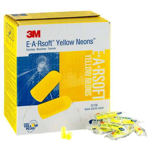 3M E-A-Rsoft Ear Plugs Noise Reduction 33dB Foam Disposable Earplugs Sleep Aids