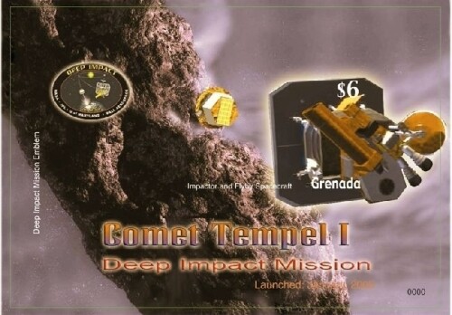Grenada - 2006 - Space Comet Tempel - Souvenir Sheet - MNH