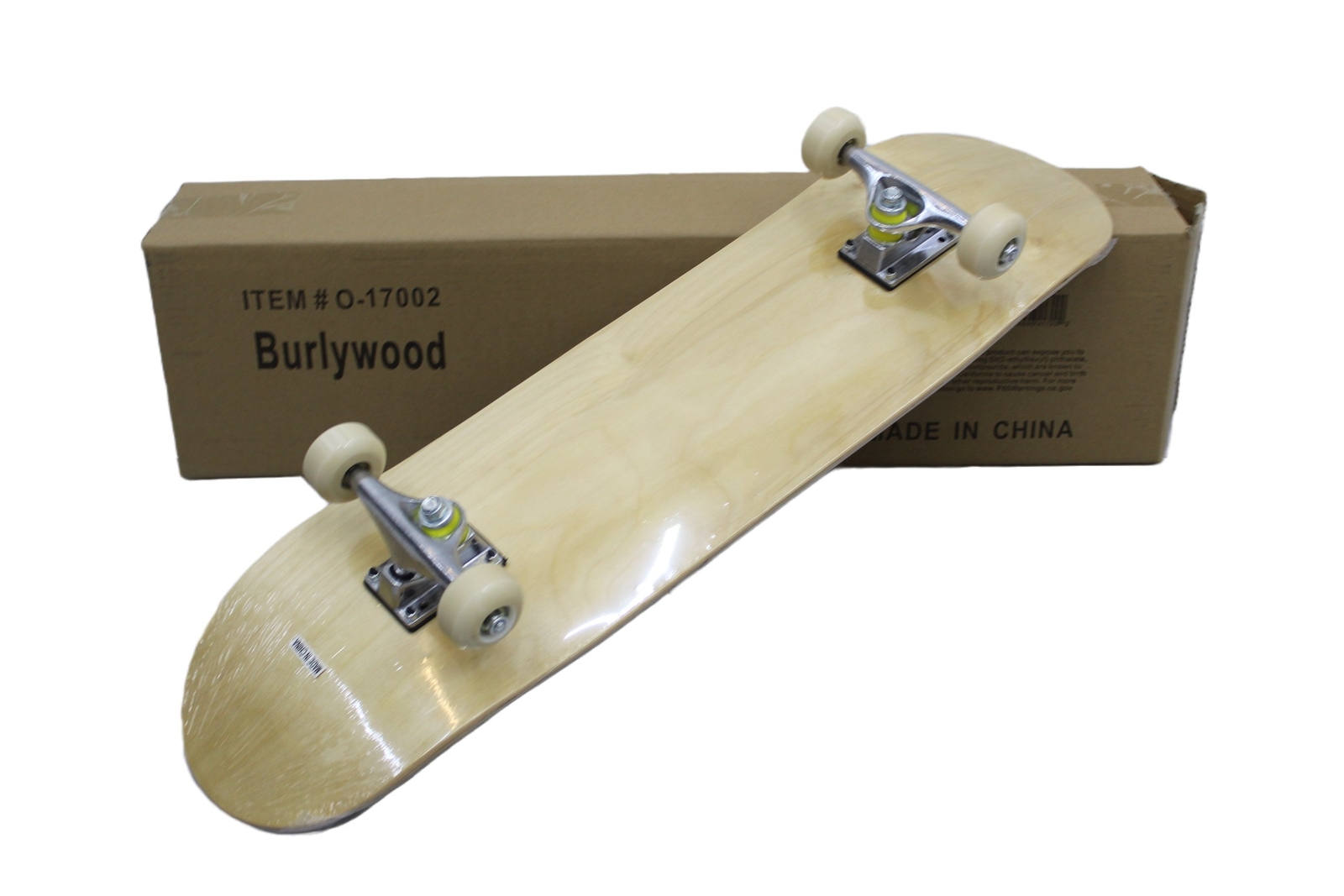 Full Size Standard Maple Deck Skateboard - Wood Grain