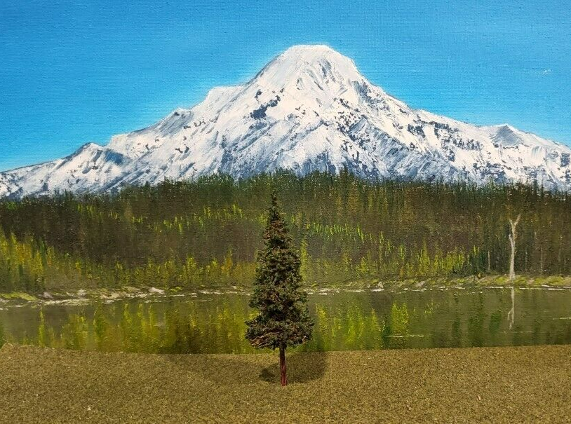 MOOSE CREEK TREES - Fir / Pine Trees (4" x 10 Trees) Model Trains HO N Z Scale