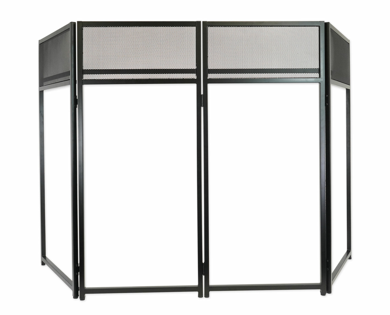 Rockville ROCKBOOTH DJ Event Booth Facade w/Built in Table+Travel Bag+Scrims