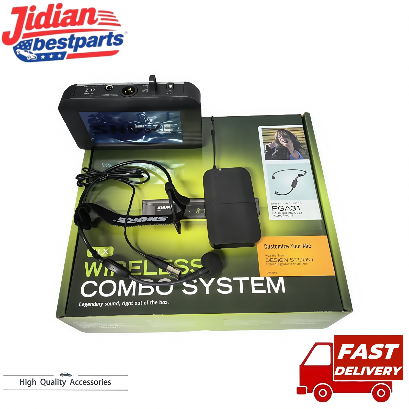 BLX14/PGA31 Wireless Headworn Microphone System HEADSET SYSTEM W/PGA31 New