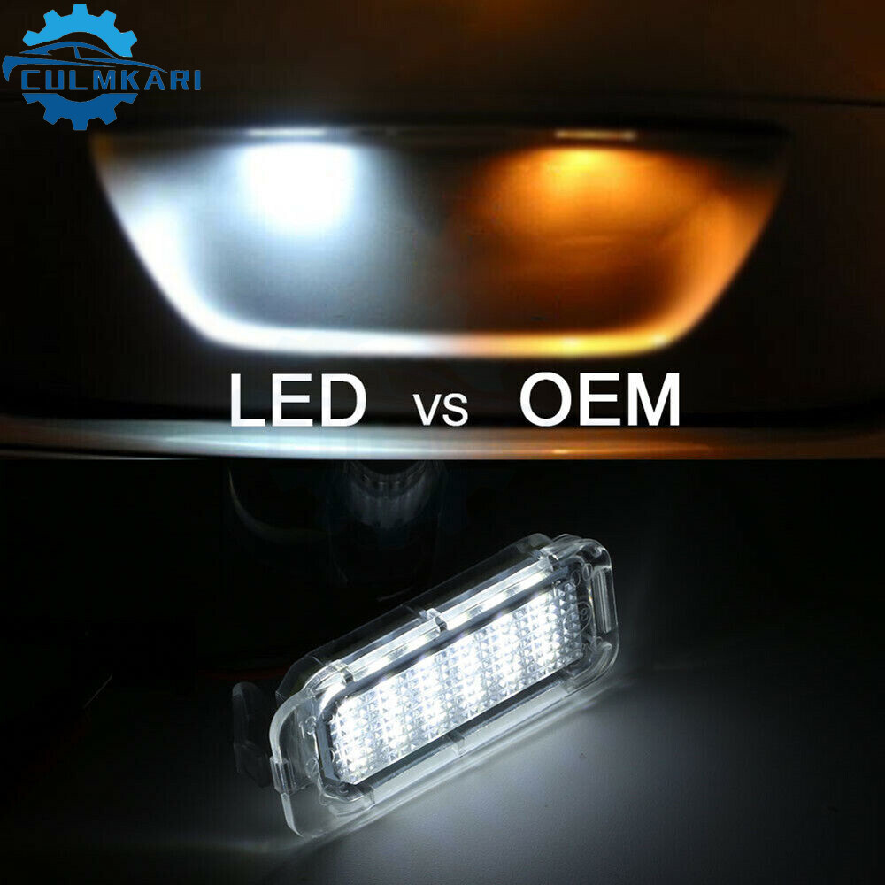 For Ford Explorer Escape Expedition Fusion White 18-SMD LED License Plate Lights