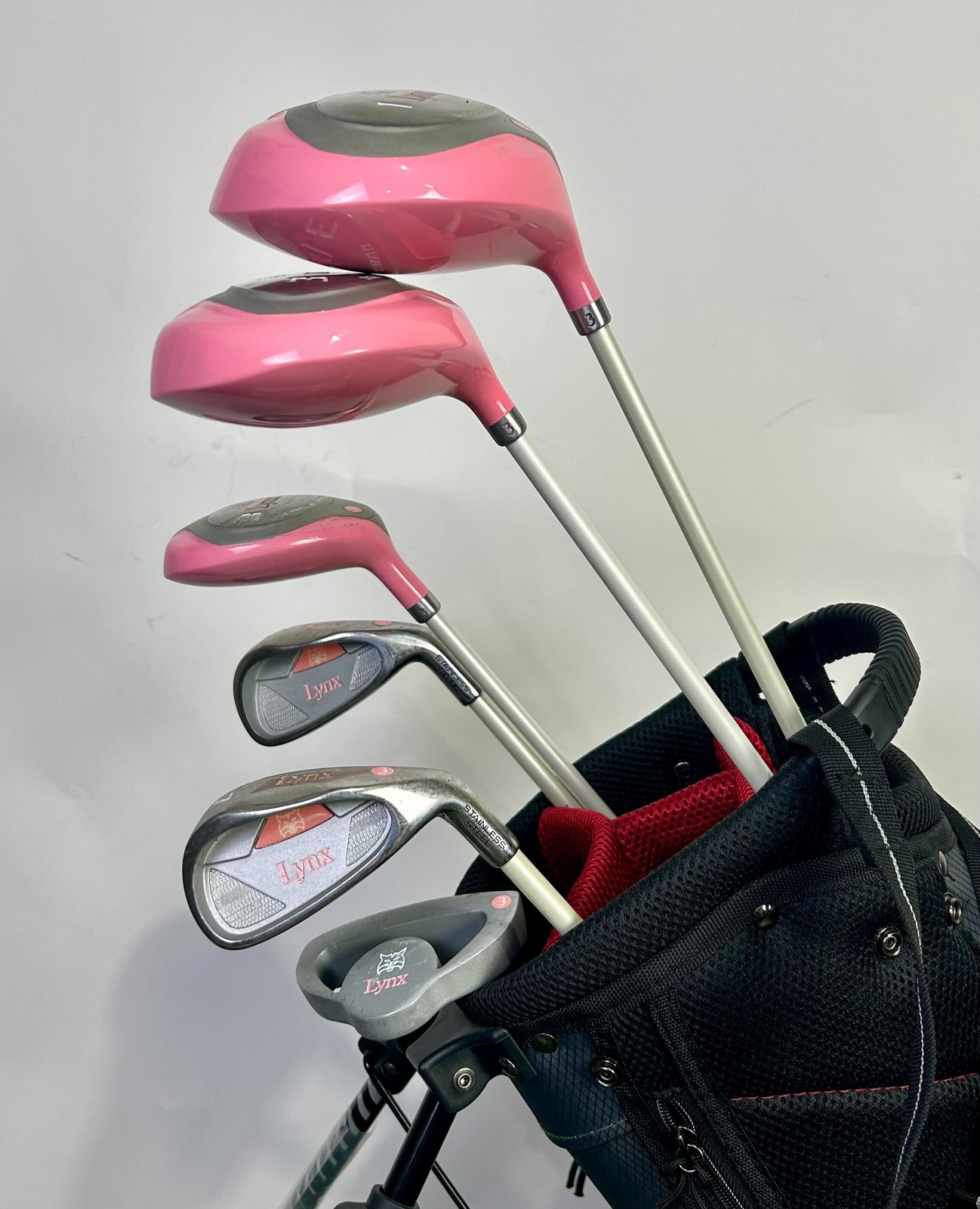 U.S Kids Golf Bag - Includes Right-Handed Kids Lynx Women's Golf Set