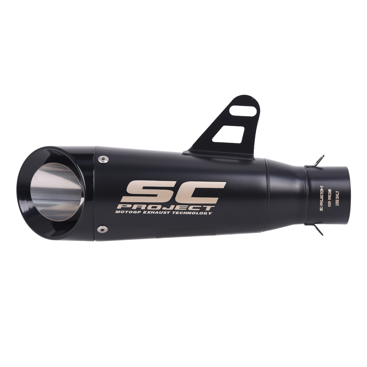 Black Full Exhaust System Header Pipe Muffler For Yamaha MT-07 Tracer7 2025-2026