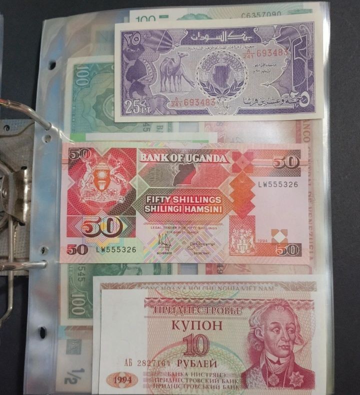Huge Lot World Banknotes 60 Pieces Many SDS