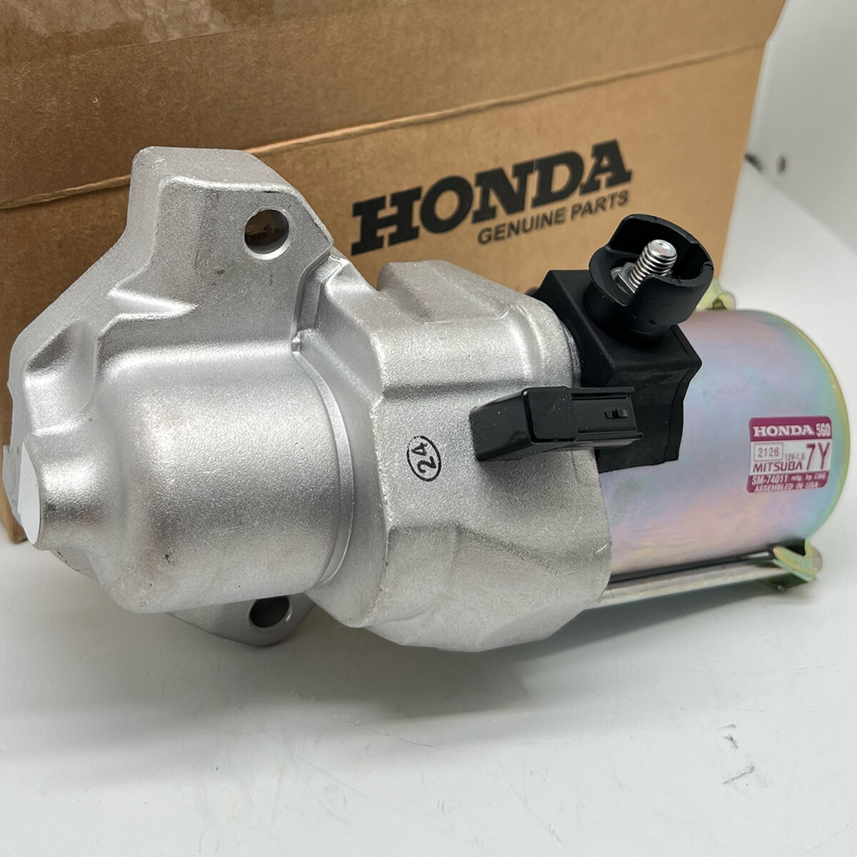 OEM Honda 31200-5G0-A04 Starter Motor for 2013-2017 Accord Acura RLX Auto Trans