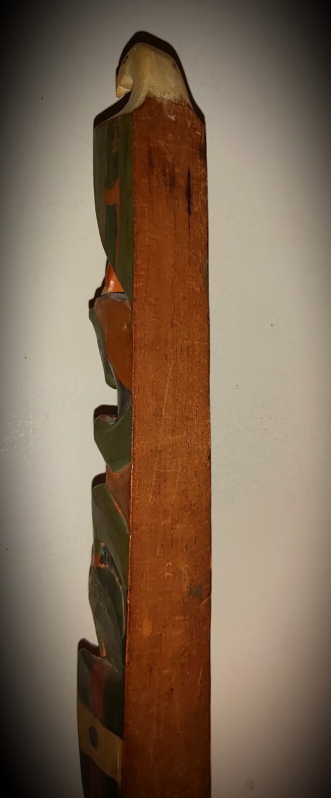 Northwest Coast; 2 Polychromed Model Totem Poles (early 20th c).