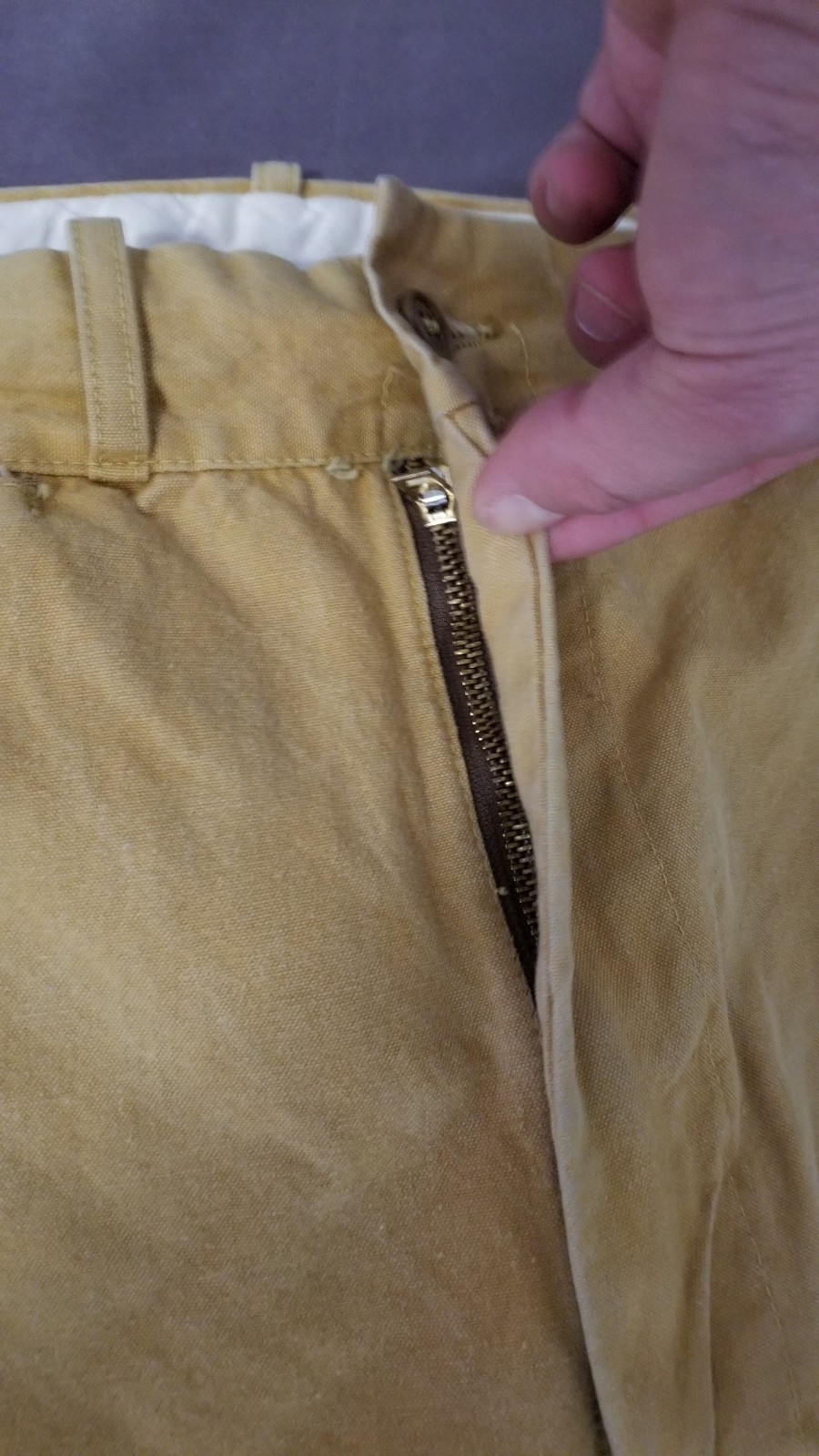 Vintage 50s 60s Drybak Canvas Hunting Pants Trousers Distressed 27