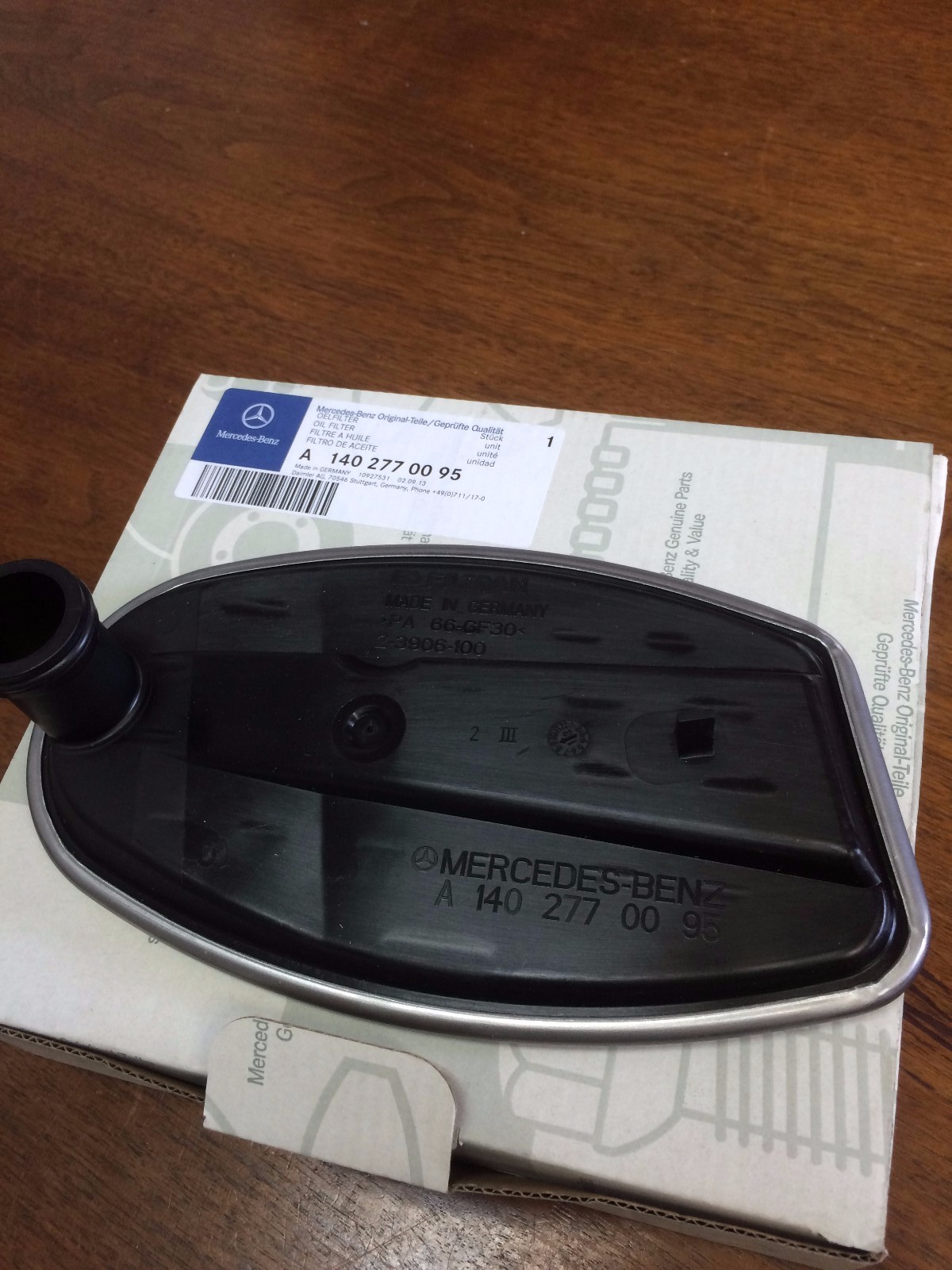 Mercedes-Benz Transmission Filter+Gasket+Plug+Clip Genuine Original 722.6 Kit