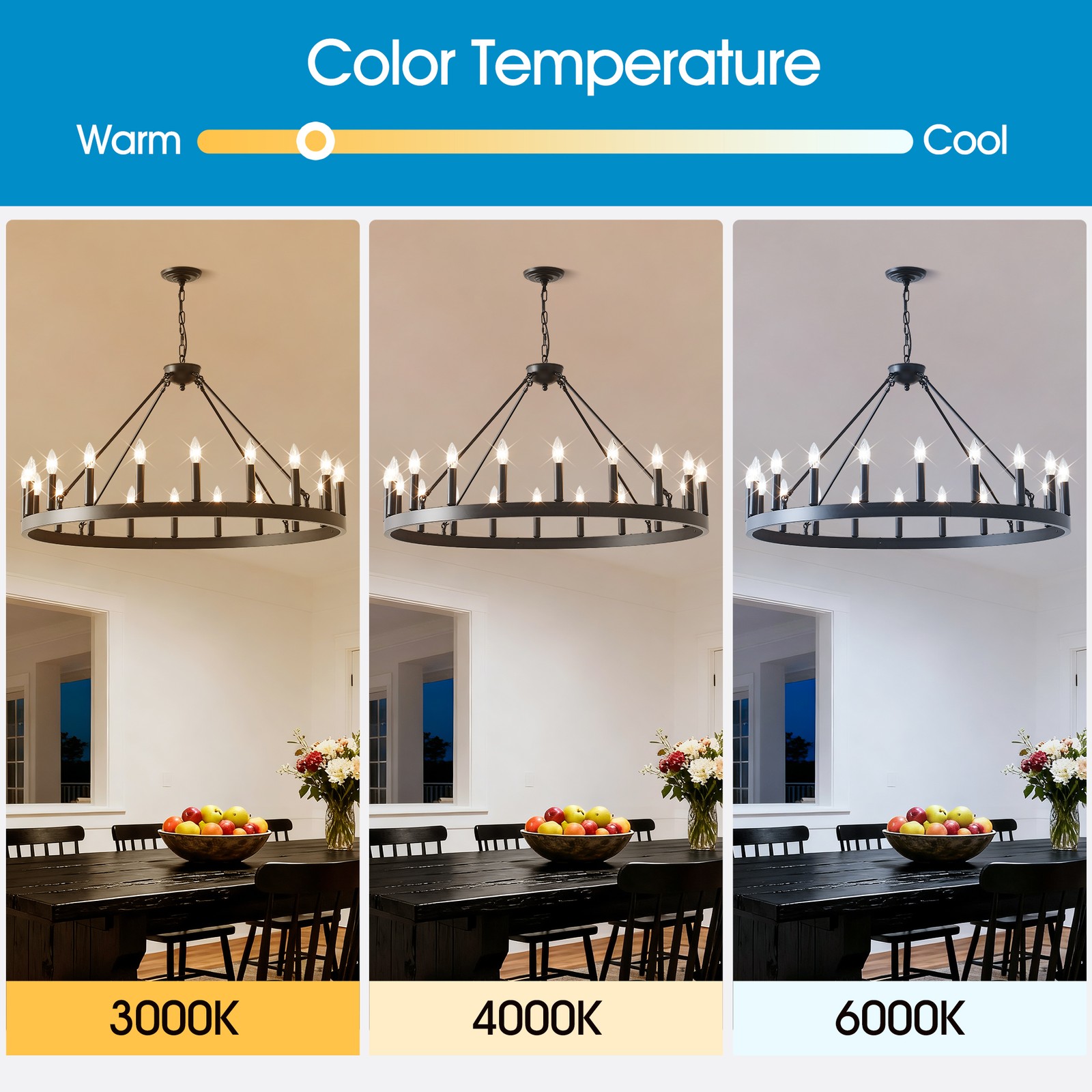 40'' Pendant 20 Light Wagon Wheel Black Farmhouse Chandelier Living Room Fixture