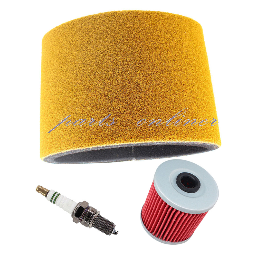 Air Oil Filter Tune Up Kit for Kawasaki Bayou KLF220 KLF250 KLF300 1985-2011