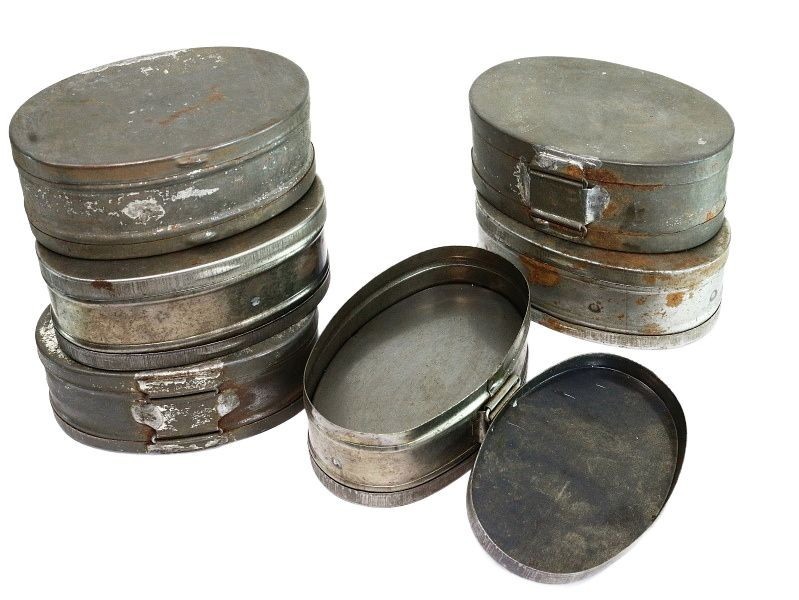 French lebel Berthier Gras Rifle Grease Tin Box Mle 1874 "Boite a Graisse"