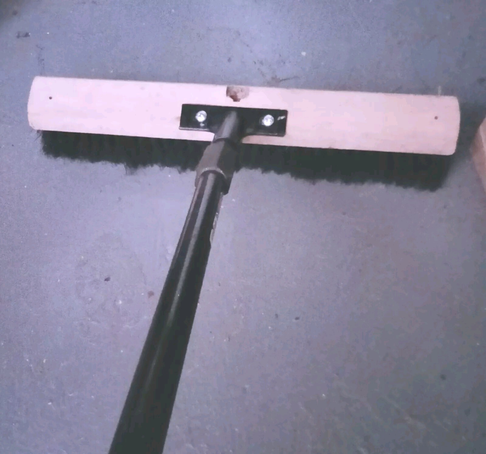 3 PACK of Broom Handle Bracket Cast Aluminum Handle Threaded Bracket With Screws