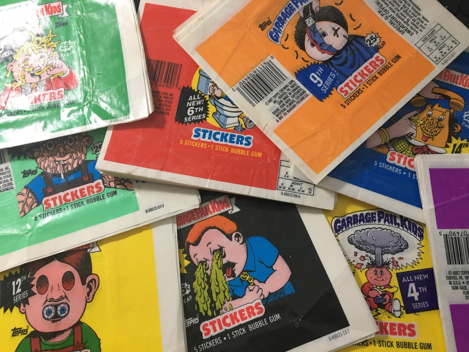 Garbage Pail Kids GPK Original Series OS 3-15 wrappers You Pick! ~ FREE SHIPPING