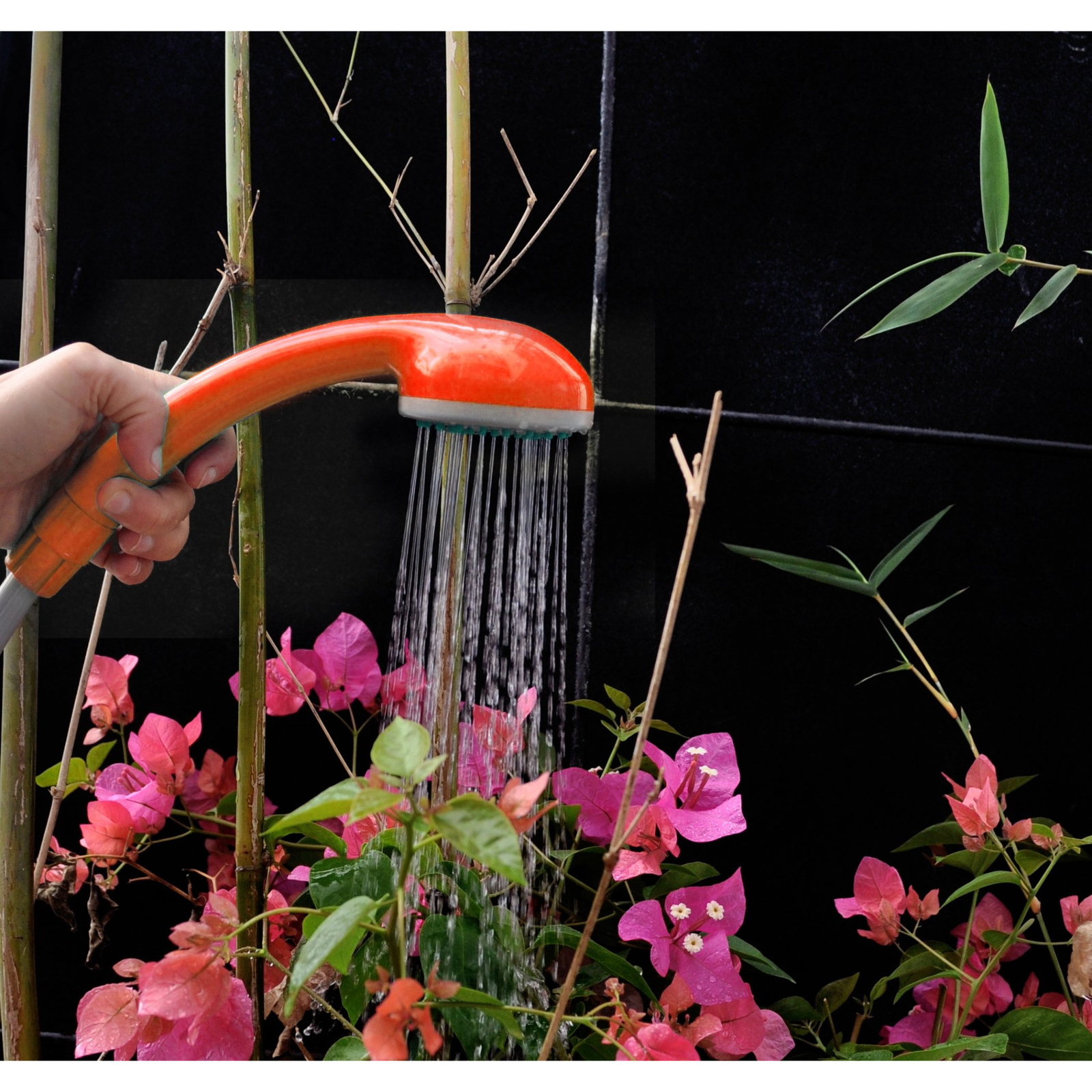 Ivation Battery Powered Handheld Portable Outdoor Camping Shower