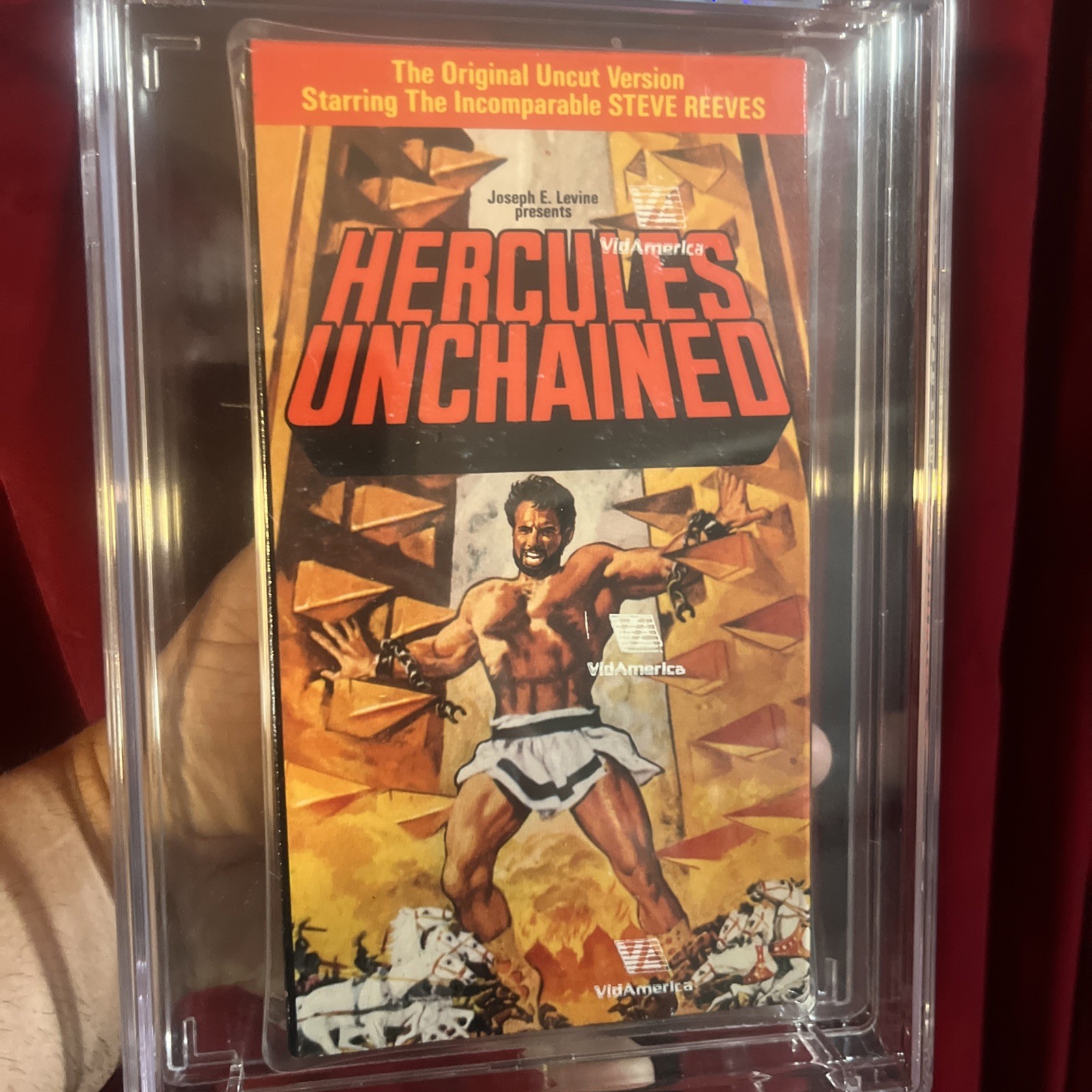 Graded Tape, Hercules, SEALED BETAMAX ! Steve Reeves!