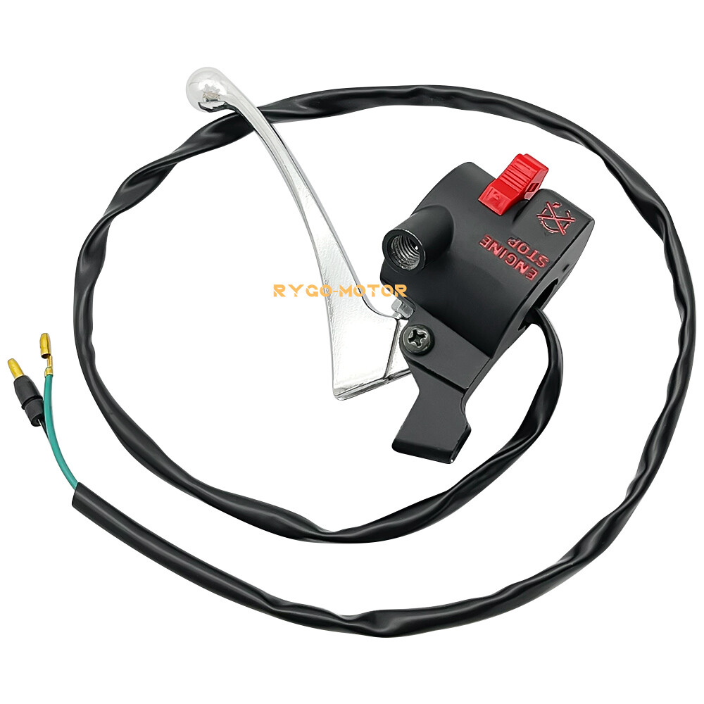 Right Start Stop Kill Switch & Brake Lever for Honda CRF50 CRF50F 2004-2023