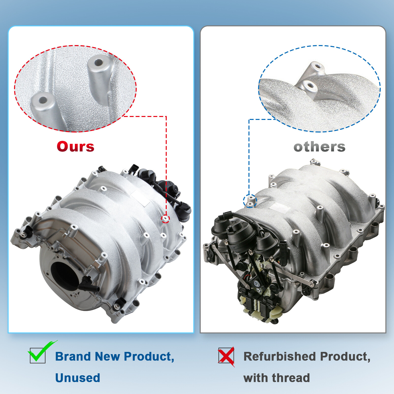 Intake Manifold Assembly for Mercedes-Benz C280 E350 CLK350 GLK350 SLK350 ML350