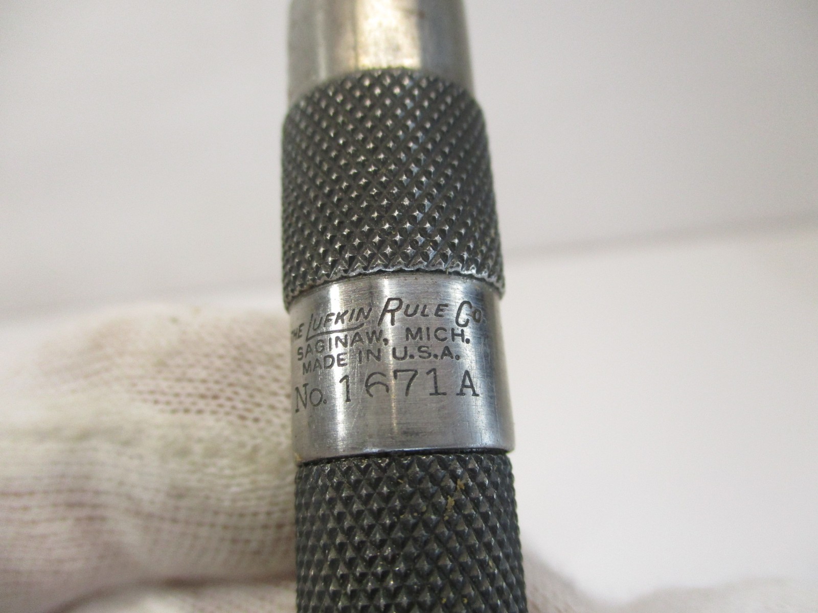 LUFKIN # 1671A Automatic Center Punch 1671 w/ OEM Box 2nd Tip in EC