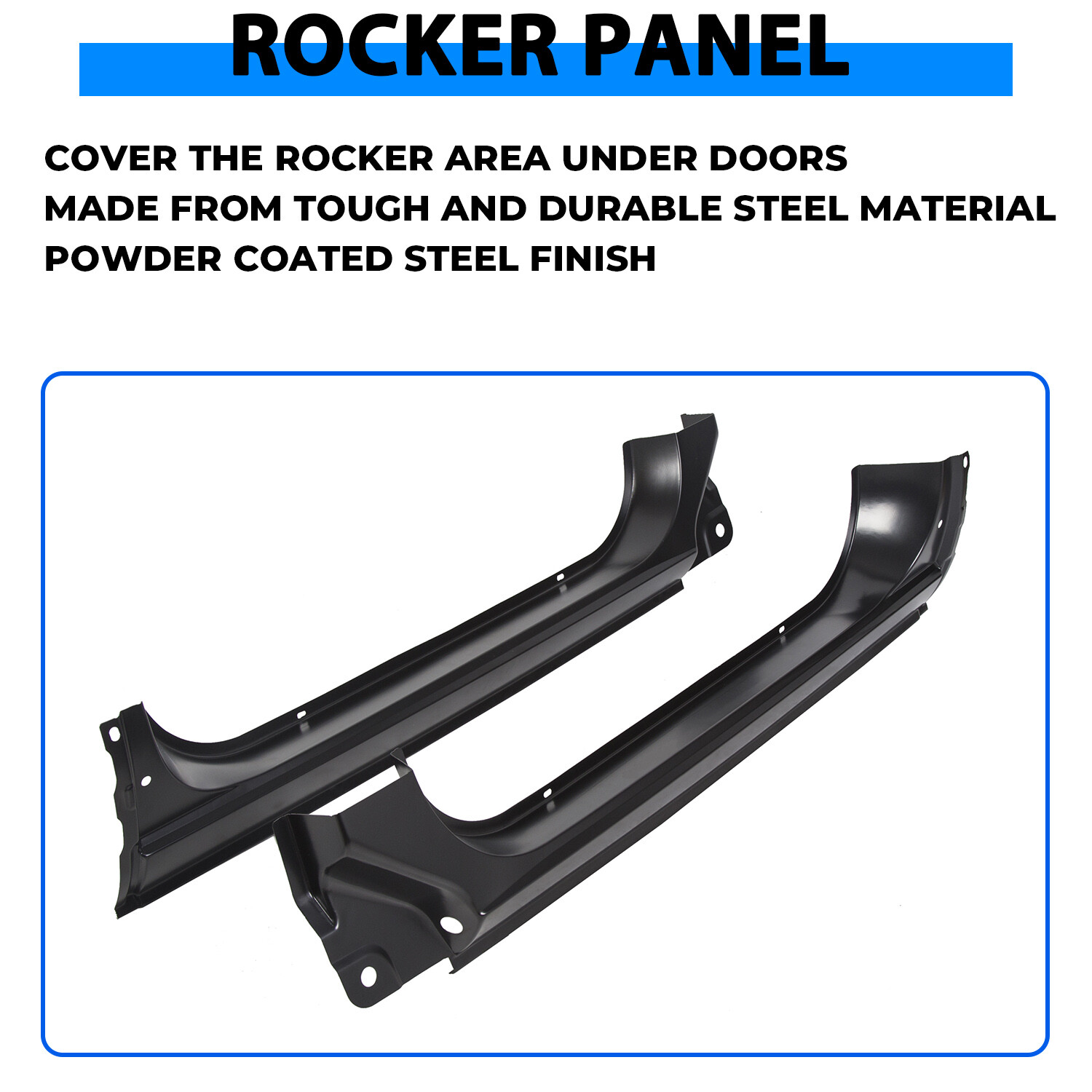 Cab Corners & Rocker Panels 4 PC Kit For 1973-1987 Chevy GMC C10 K10 Truck LH RH