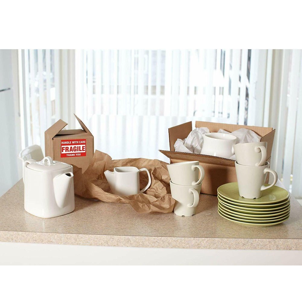 2 Rolls 2x3 Fragile Stickers Handle with Care Thank You Mailing Labels 500/Roll