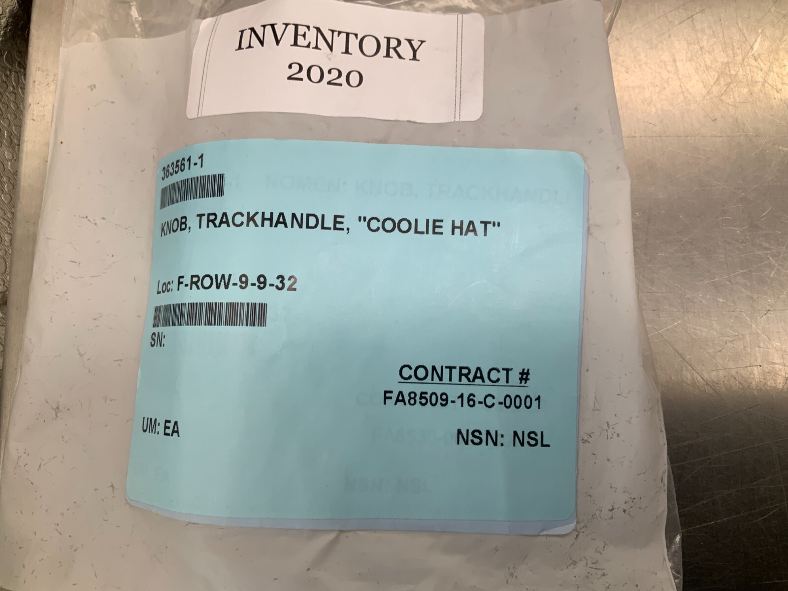 (16) Boeing 363561-1 Helicopter Trackhandle Knob “Coolie Hat”