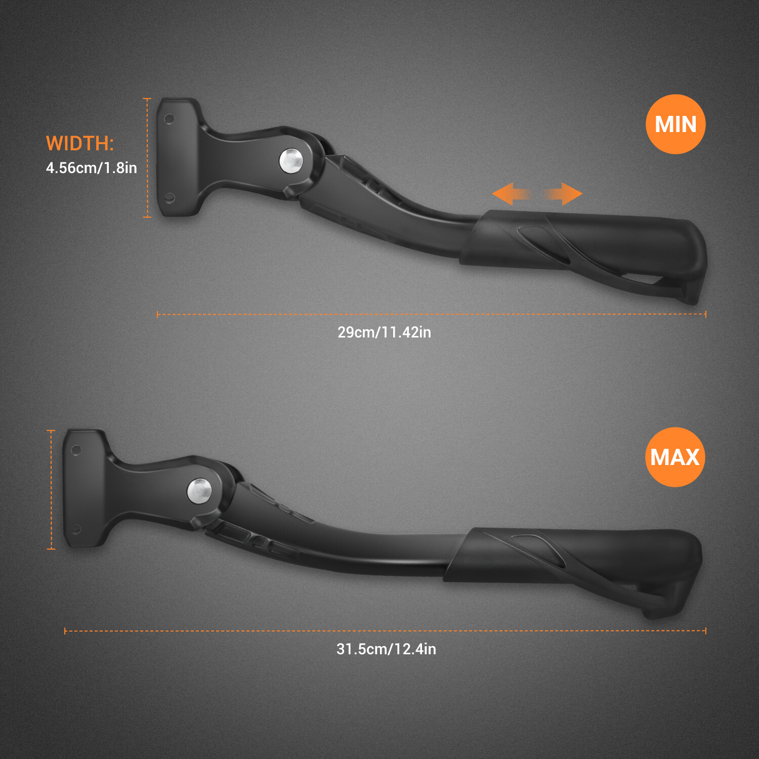 Addmotor Bike Kickstand Rear Side Bicycle Adjustable Stand for M-81/E-43/E-53