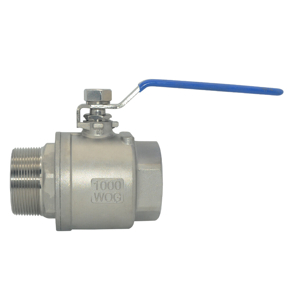 US Stock 2" inch NPT threaded MALE to Female Full Port Ball Valve Stainless 304