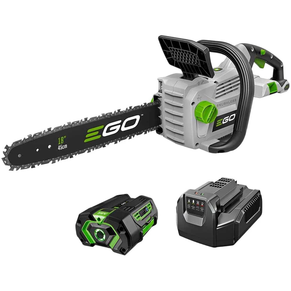 Ego Power+ 18 Inch Chain Saw Kit With 4.0Ah Battery, Refurbished