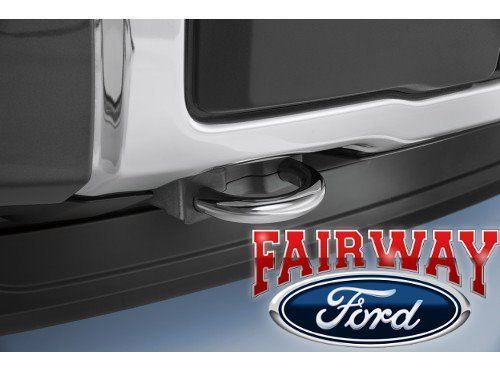 09 thru 24 F-150 OEM Genuine Ford Parts Chrome Tow Hooks PAIR w/ Hardware