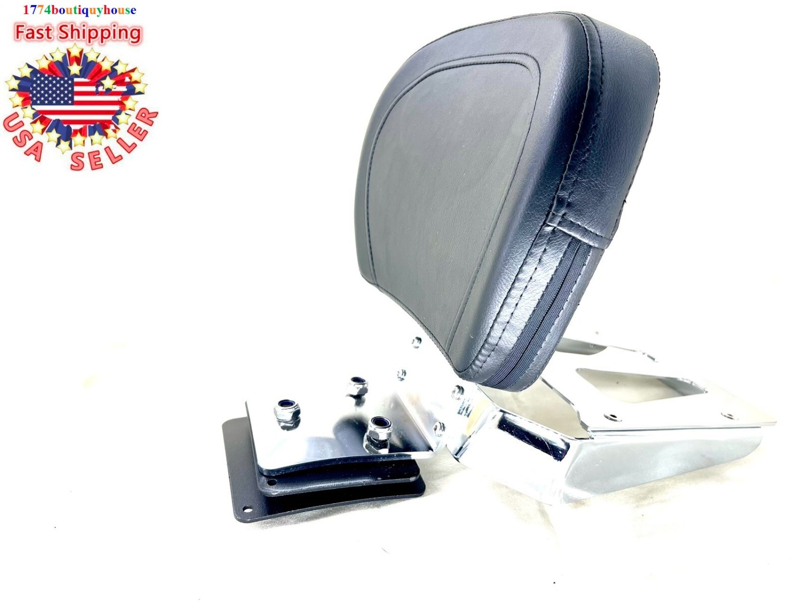 NEW Tall Backrest SISSY BAR LUGGAGE RACK Harley Softail Deuce 00-2007 51114-02HD