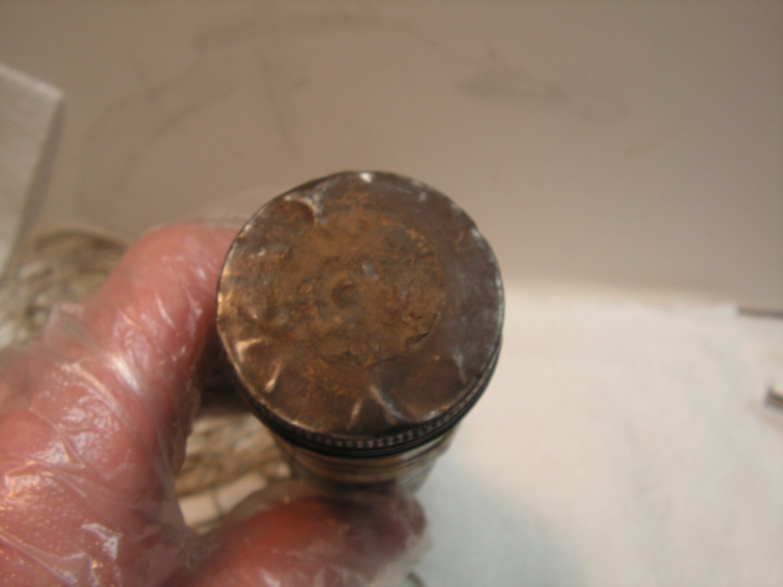 EMPTY NO MERCURY Vintage L.S. Starrett No. 87 Plumb Bob With Cord 27'