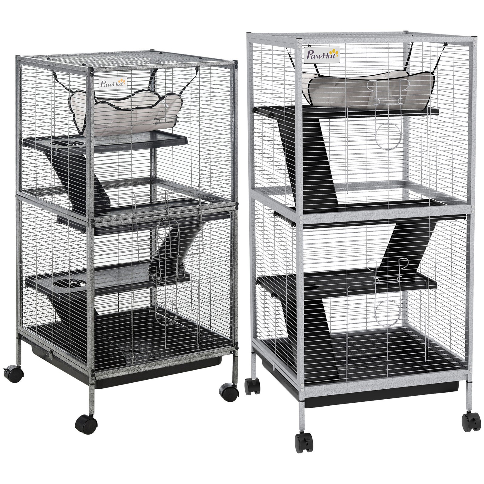 PawHut Small Animal Cage, Ferret Cage Large Chinchilla Cage