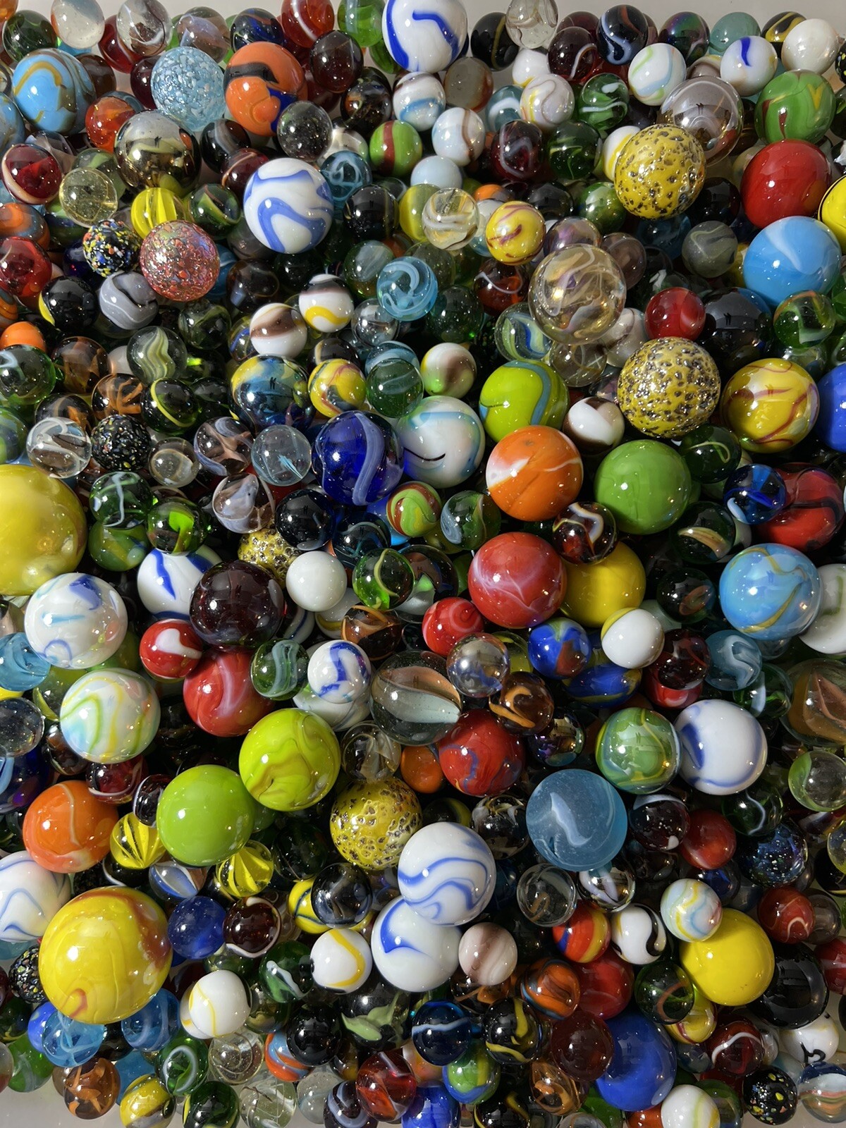 MARBLES SPECIAL COLLECTION -FANCY MIX MARBLES 2 POUNDS More Scooters