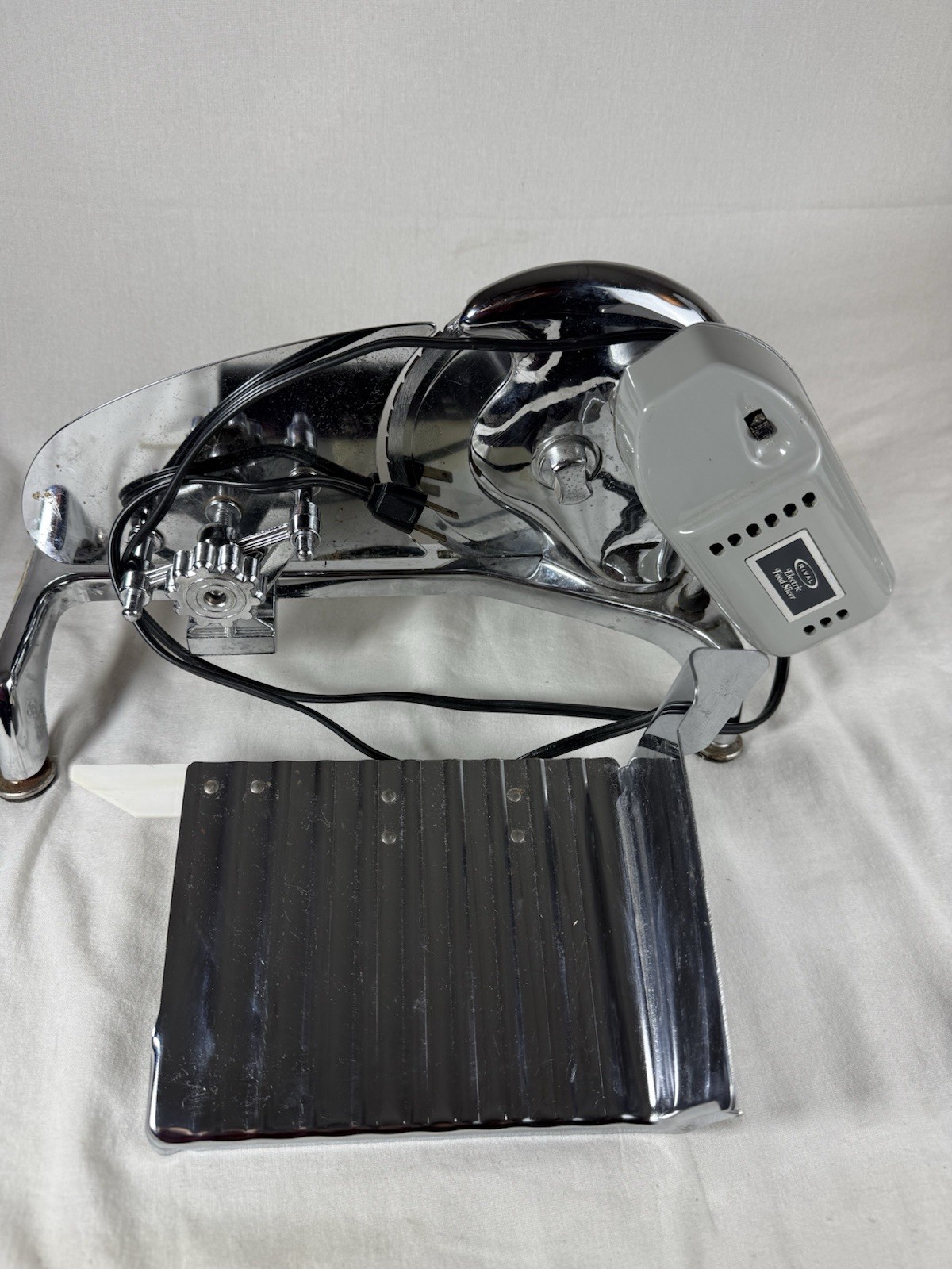 Rival Electric Chrome Food Slicer Model 65301 110IE/3 - Deli Meat Cutter Tested