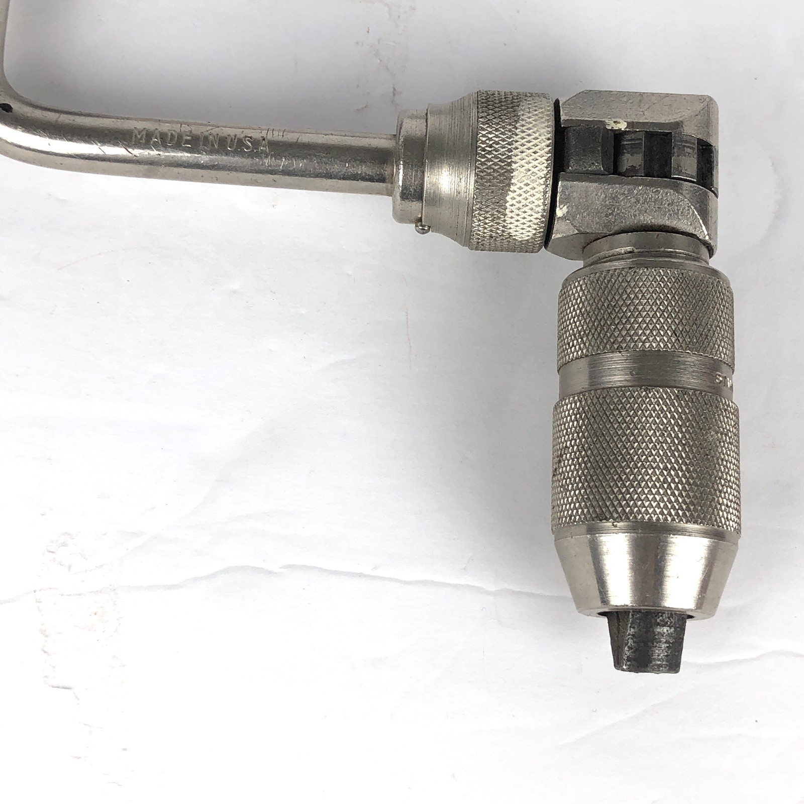 Stanley Ratcheting Hand Drill Brace No. H1253 w/ 10 Auger Drill Bits