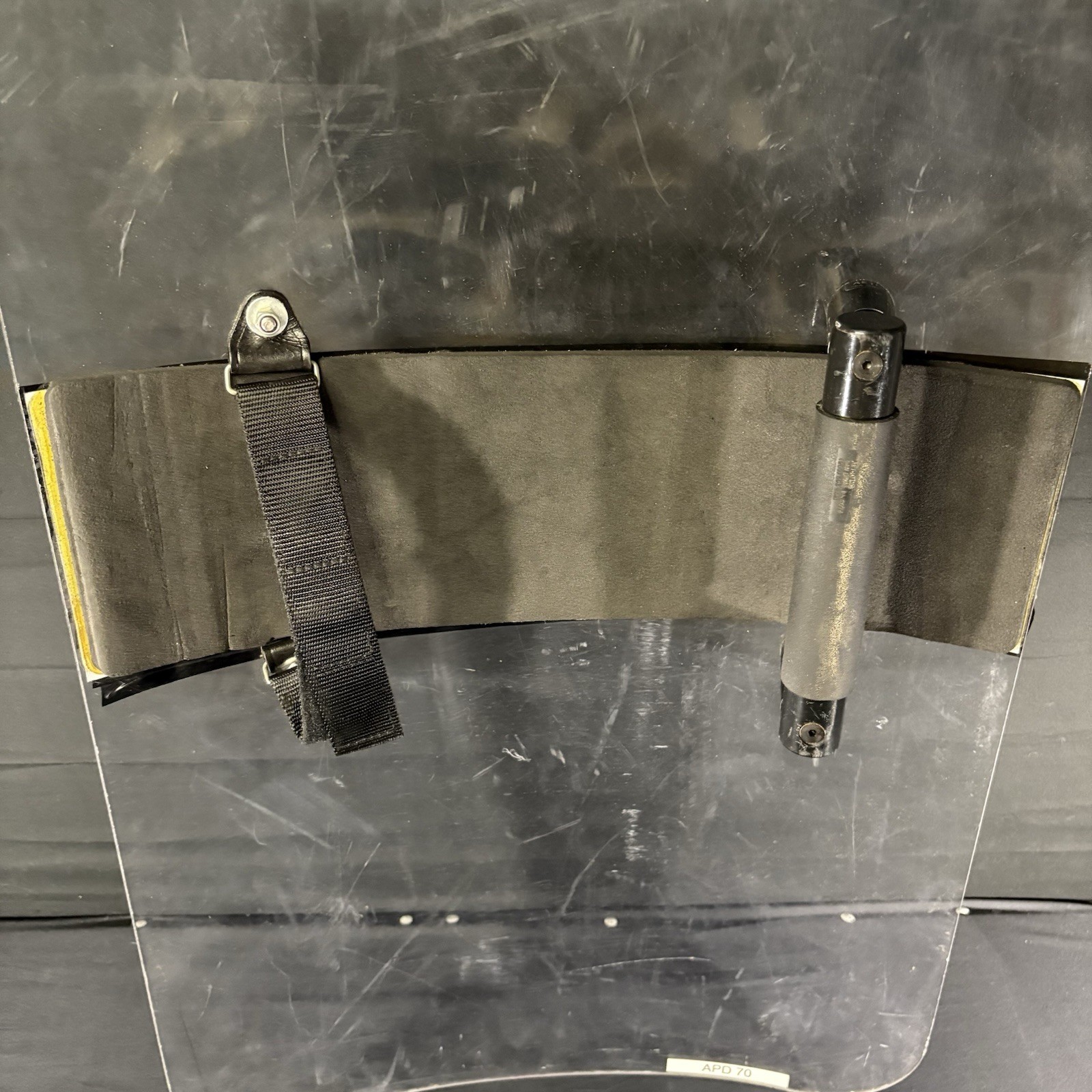 AETCO Police Riot Shield U.S.A. Made With Small Crack