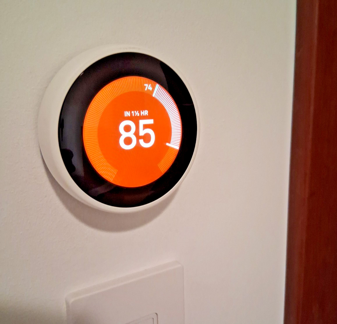 Google Nest 3rd Gen Learning Thermostat A0013, White, Tested, Great